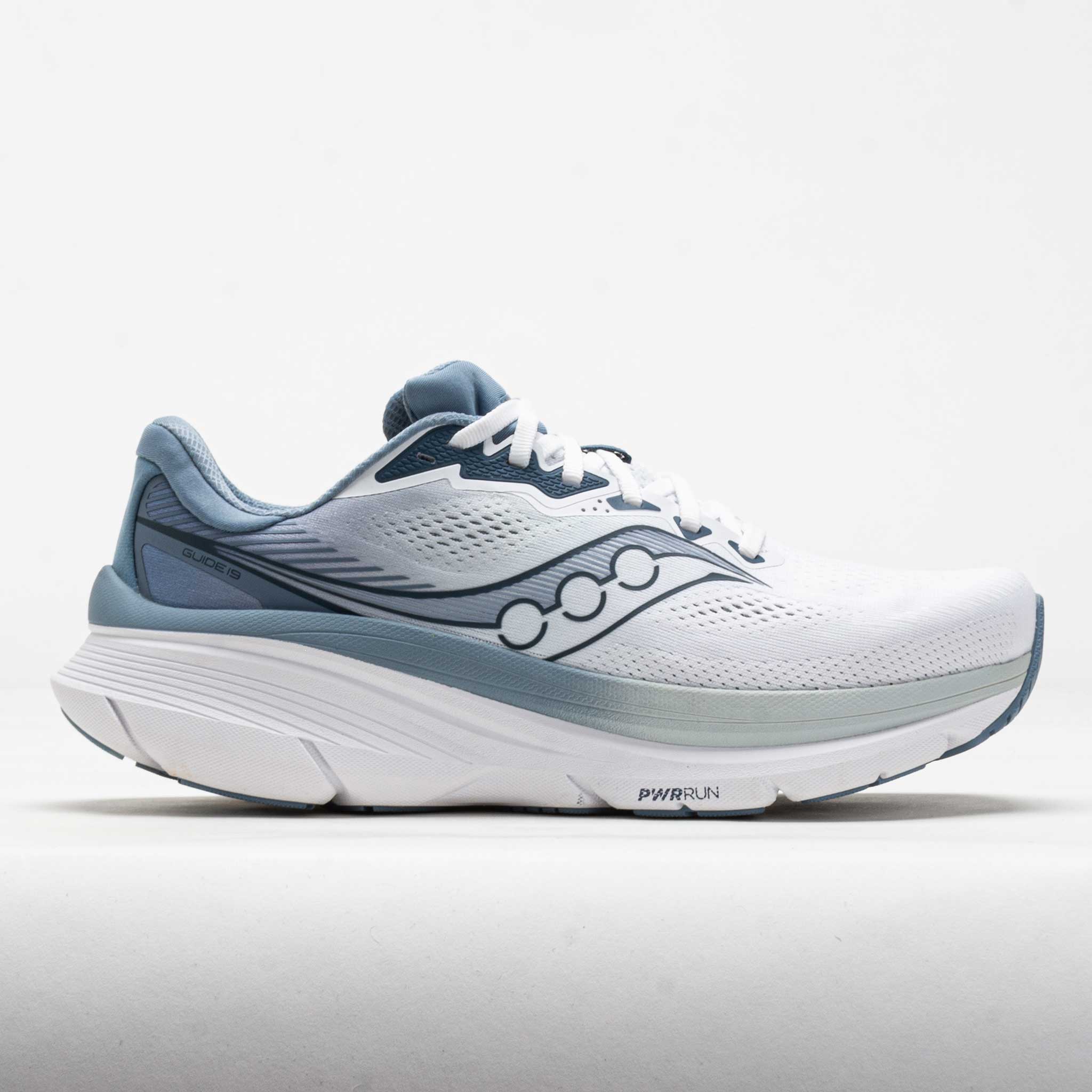 Saucony Guide 19 Women's Running Shoes White/Storm