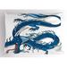 East Urban Home Dragon Fantasy Sham Polyester | 20 H x 26 W x 0.1 D in | Wayfair 02A2F7EC00BF43958F9B1CA065438DC1