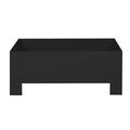 David Francis Furniture Tiffany Low Profile Bed Wood/Wicker/Rattan in Black | 60 H x 83.5 D in | Wayfair B4305BED-TXL-S129