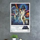 Trends International Star Wars IV One Sheet Paper Print in Blue | 34 H x 22.375 W x 0.125 D in | Wayfair POD14810