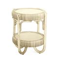 Braxton Culler Willow Creek End Table w/ Storage Rattan/Wicker in Brown | 22 H x 20 W x 20 D in | Wayfair 1024-122/BISQUE