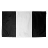 White 36 x 0.25 in Area Rug - East Urban Home Las Vegas Football Black Area Rug Polyester | 36 W x 0.25 D in | Wayfair