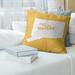 East Urban Home Hartford Connecticut Pillow Down/Feather in Yellow | 20 H x 20 W x 3 D in | Wayfair 4DB6CCCE32B04C9281A13EA7DEF302E5