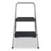 Cosco Steel Folding Step Stool Steel in Gray | 17.38 W x 2.75 D in | Wayfair 11135CLGG1