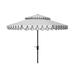 Lark Manor™ Amirreza 8.4' Double Top Outdoor Umbrella Metal in White/Black | 99.6 H in | Wayfair 7B0F6CF4D4FA42F6A5FE0DA48D7CF18F