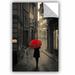 East Urban Home Red Rain Removable Wall Decal Vinyl in White | 36 H x 24 W in | Wayfair 5cor001a2436p