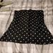 J. Crew Tops | Euc Black With White Polkadots Jcrew Tube Top | Color: Black/White | Size: 6