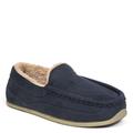 Deer Stags Slipperooz Lil Spun Cozy Moccasin - Boys 5 Youth Navy Slipper Medium