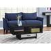 "Coffee Table / Accent / Cocktail / Rectangular / Storage / Living Room / 42"" L / Drawer / Laminate / Black / Grey / Contemporary / Modern - Monarch Specialties I 2810"