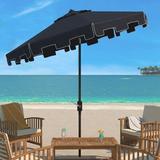 Breakwater Bay Towerside 11' Beach Umbrella Metal in Blue/White/Navy | 105.51 H in | Wayfair 784E833FDFE04EC798B83DBF03572DDE