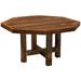 Millwood Pines Hallsburg Solid Oak Dining Table Wood in Brown | 30 H x 54 W x 54 D in | Wayfair 0FC07C462D20463E80493F07DC06E70D