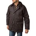 Rydale Men's Thirsk Classic Wax Jacket Waxed Cotton Country Check Lining Coat Brown