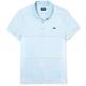 Lacoste Sport Short Sleeved Ribbed Collar Polo Shirt (Small, Dream Blue)