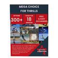Activity Superstore Mega Choice for Thrills Gift Experience Voucher, Choice of 300+ Options, Experience Days, Days Out, Adventure Experience, Birthday Gifts