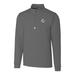 Men's Cutter & Buck Gray Miami Dolphins Big Tall Traverse Half-Zip Pullover Jacket