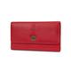 Timberland womens Leather Rfid Flap Cluth Organizer Wallet, Cherry (Pebble), One Size UK