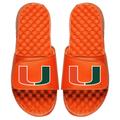 Men's ISlide Orange Miami Hurricanes Primary Logo Slide Sandal