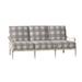 Woodard Wiltshire Patio Sofa w/ Cushions Metal/Sunbrella® Fabric Included in Gray | 35.5 H x 75 W x 38.8 D in | Wayfair 4Q0420-70-23M