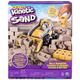 Kinetic Sand Baustellen Set - mit 454 g magischem Sand in Naturbraun, Bagger und Werkzeugen für kreatives Indoor-Sandspiel, für Kinder ab 3 Jahren