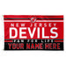 WinCraft New Jersey Devils 3' x 5' One-Sided Deluxe Personalized Flag