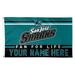 WinCraft San Jose Sharks 3' x 5' One-Sided Deluxe Personalized Flag