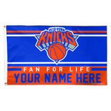 WinCraft New York Knicks 3' x 5' One-Sided Deluxe Personalized Flag