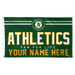 WinCraft Oakland Athletics 3' x 5' One-Sided Deluxe Personalized Flag