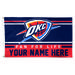 WinCraft Oklahoma City Thunder 3' x 5' One-Sided Deluxe Personalized Flag