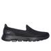 Skechers Women's GOwalk 5 Slip-On Shoes | Size 5.0 Wide | Black | Textile/Synthetic | Machine Washable
