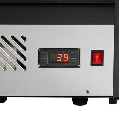 Avantco BCC-35-HC 34 1/2" Black Refrigerated Countertop Bakery Display Case with LED Lighting