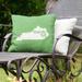 East Urban Home Indoor/Outdoor Throw Pillow Polyester/Polyfill blend in Green | 16 H x 16 W x 3 D in | Wayfair 882CC84B9AC34E8DA93519B9A7D9D949