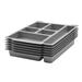 Gratnells Molded Insert 6 Compartment Cubby Bin w/ Trays Plastic in Gray | 1.5748 H x 15.2756 W x 10.8268 D in | Wayfair IM07F0119P6