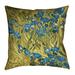 East Urban Home Mcguigan Gold Ombre Art Deco Pillow - Spun w/ concealed zipper Polyester/Polyfill blend | 14 H x 14 W x 3 D in | Wayfair