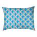 Tucker Murphy Pet™ Byrge Retro Diamonds Pillow Polyester in Pink/Blue/Yellow | 9.5 H x 29.5 W x 19.5 D in | Wayfair