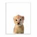Isabelle & Max™ Sisneros Cute Baby Lion Painting Wall Décor Wood in Brown | 18 H x 12 W x 0.5 D in | Wayfair 6A4E8718D4F846FC8290C6A44ACA17D4