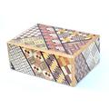 Logica Puzzles, art. Yosegi Puzzle Box 10 - Japanese Secret Box - Gift Puzzle Box - 10 Steps