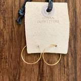 Urban Outfitters Jewelry | 18k Gold Sterling Silver Plated Small Hoop Earring | Color: Gold | Size: Os