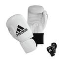 adidas Boxing Glove's Mens Womens Kids Leather 8oz 10oz 12oz 14oz 16oz 18oz Performer, White