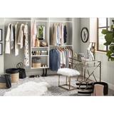 Dotted Line™ Grid 48" - 96" Closet System (Can Be Cut To Fit) Manufactured Wood in White | 84 H x 14 D in | Wayfair