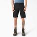 Dickies Men's Flex Cooling Regular Fit Utility Shorts, 11" - Black Size 30 (SR601)