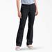 Dickies Women's Flex Slim Fit Bootcut Pants - Black Size 6 (FP121)