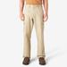 Dickies Men's Loose Fit Cargo Pants - Rinsed Khaki Size 34 X 32 (23214)