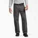 Dickies Men's Relaxed Fit Sanded Duck Carpenter Pants - Rinsed Slate Size 40 30 (DU336)