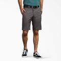 Dickies Men's Slim Fit Work Shorts, 11" - Gravel Gray Size 34 (WR849)