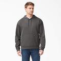 Dickies Men's Midweight Fleece Hoodie - Dark Heather Gray Size 4Xl (TW292)