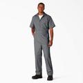 Dickies Men's Big & Tall Short Sleeve Coveralls - Gray Size M (33999)