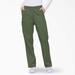 Dickies Women's Eds Signature Tapered Leg Cargo Scrub Pants - Olive Green Size 4Xl (86106)