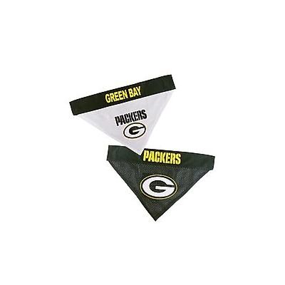Pets First NFL Reversible Dog & Cat Bandana, Green Bay Packers, Small/Medium