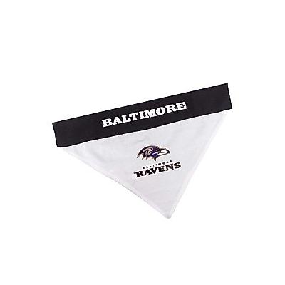 Pets First NFL Reversible Dog & Cat Bandana, Baltimore Ravens, Small/Medium