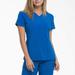 Dickies Women's Eds Essentials V-Neck Scrub Top - Royal Blue Size 3Xl (DK615)